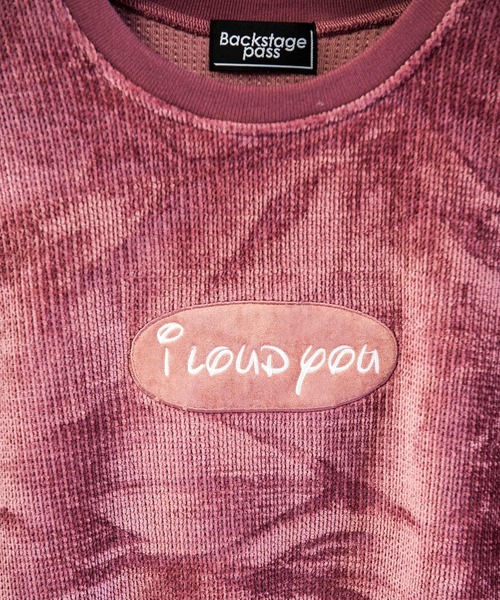 BACKSTAGE PASS(バックステージパス)の「LETTERED SWEATER(レタードセーター)バックロゴ ビッグシルエット セーター(ニット/セーター・メンズ・ホワイト/ブラック/ベージュ/ピンク・3-4/1-2)」の7枚目の写真