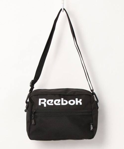 【美品】 90s Reebok ショルダーバッグ 黒 Reebok（リーボック）の「【完売】《Reebok》横向き ショルダー