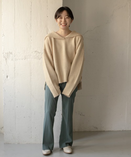 KBF（ケイビーエフ）の「セーラーカラーニット（ニット/セーター