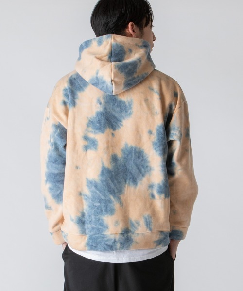 rehacer（レアセル）の「rehacer : Marble Big Hooded Parka / マーブルビッグフーデッドパーカー（パーカー・メンズ・ブルー系その他/レッド系その他・MEDIUM/LARGE）」の6枚目の写真