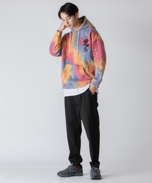 rehacer（レアセル）の「rehacer : Marble Big Hooded Parka / マーブルビッグフーデッドパーカー（パーカー・メンズ・ブルー系その他/レッド系その他・MEDIUM/LARGE）」の10枚目の写真