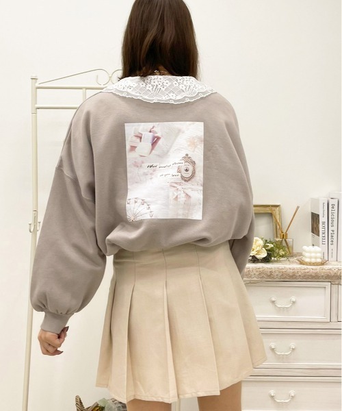 apres jour(アプレジュール)の「アソート袖ボリュームスウェット【ZOZOTOWN限定アイテム】(スウェット・レディース・ライトブルー/ブラック/アイボリー/クリーム/ラベンダー/グレイッシュベージュ・X-LARGE/フリー)」の4枚目の写真