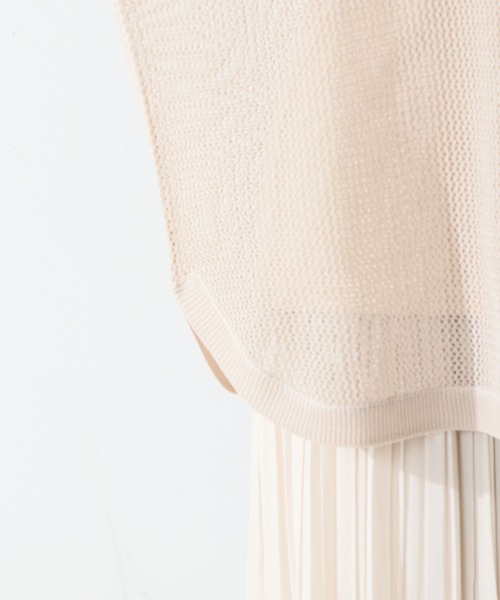 Honeys（ハニーズ）の「メッシュ編アンサンブル（アンサンブル・レディース・ブラック/ベージュ/パープル/ブルー・S/M/L）」の16枚目の写真