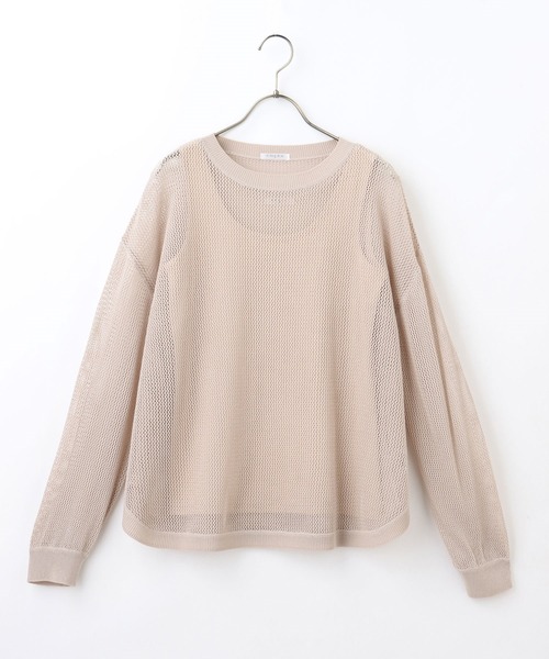 Honeys（ハニーズ）の「メッシュ編アンサンブル（アンサンブル・レディース・ブラック/ベージュ/パープル/ブルー・S/M/L）」の22枚目の写真