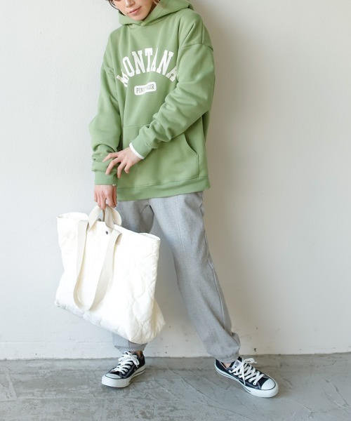 Auntie Rosa Holiday（アンティローザホリデー）の「キルトライナーラージトートバッグ（トートバッグ・レディース・ブラック/カーキ/ナチュラル・FREE）」の12枚目の写真