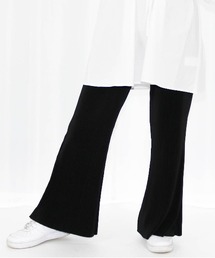 Per sist ence/パーシエンス セミフレアプリーツパンツ