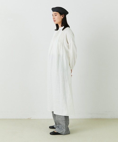 Conges Payes ランダムタックワンピース ワンピース Conges Payes Adieu Tristesse コンジェ ペイエ アデュートリステス のファッション通販 Zozotown