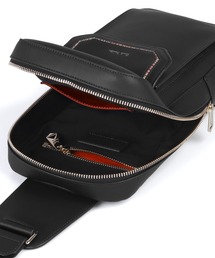 ★新品 ポールスミス ボディバッグ マルチストライプ インセット 本革 ブルー Paul Smith（ポールスミス）の「ストライプインセット ボディ