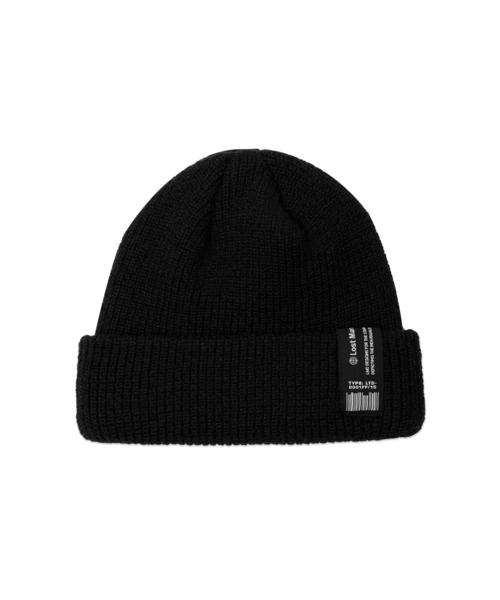 LMCの「【LMC】LABEL SHORT BEANIE / ロゴ ラベル ショート ビーニー（ニットキャップ/ビーニー・メンズ・イエロー/ブラック/グレー・FREE）」の2枚目の写真