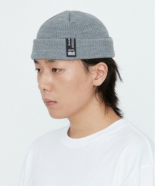 LMCの「【LMC】LABEL SHORT BEANIE / ロゴ ラベル ショート ビーニー（ニットキャップ/ビーニー・メンズ・イエロー/ブラック/グレー・FREE）」の12枚目の写真