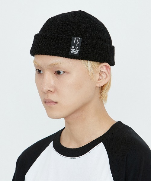 LMCの「【LMC】LABEL SHORT BEANIE / ロゴ ラベル ショート ビーニー（ニットキャップ/ビーニー・メンズ・イエロー/ブラック/グレー・FREE）」の7枚目の写真