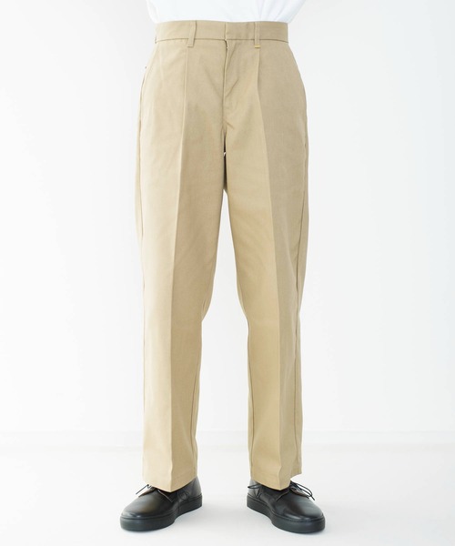 FARAH(ファーラー)の「FARAH ファーラー / Ripon リポン ホップサック ツータックパンツ スラックス / FR211EM4005(チノパンツ・メンズ・ブラック/ピンク/ベージュ/ブラウン・30inch/32inch/34inch)」の6枚目の写真