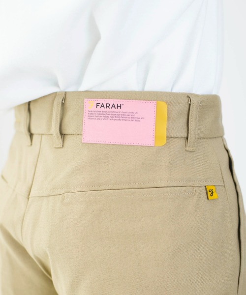 FARAH(ファーラー)の「FARAH ファーラー / Ripon リポン ホップサック ツータックパンツ スラックス / FR211EM4005(チノパンツ・メンズ・ブラック/ピンク/ベージュ/ブラウン・30inch/32inch/34inch)」の11枚目の写真