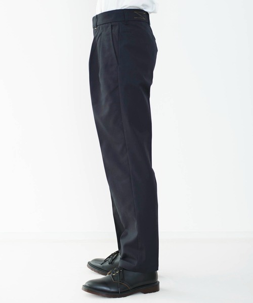 FARAH(ファーラー)の「FARAH ファーラー / Ripon リポン ホップサック ツータックパンツ スラックス / FR211EM4005(チノパンツ・メンズ・ブラック/ピンク/ベージュ/ブラウン・30inch/32inch/34inch)」の18枚目の写真