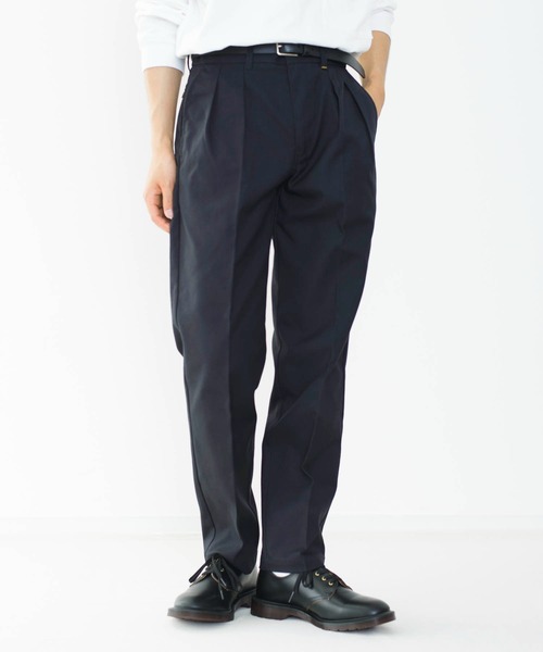FARAH(ファーラー)の「FARAH ファーラー / Ripon リポン ホップサック ツータックパンツ スラックス / FR211EM4005(チノパンツ・メンズ・ブラック/ピンク/ベージュ/ブラウン・30inch/32inch/34inch)」の16枚目の写真