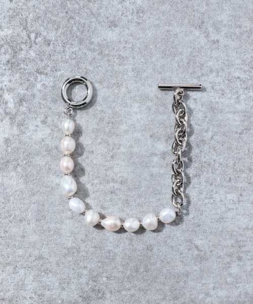 HARE（ハレ）の「パールチェーンブレス(HARE)（ブレスレット・メンズ・シルバー・FREE）」の6枚目の写真