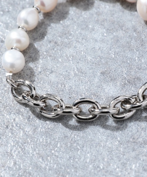 HARE（ハレ）の「パールチェーンブレス(HARE)（ブレスレット・メンズ・シルバー・FREE）」の5枚目の写真