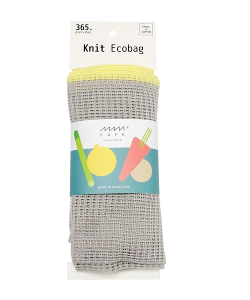 GLOBAL FORME CONCRETE(グローバルフォルムコンクリート)の「MAM KNIT ECO BAG S マム ニット エコバッグS(エコバッグ/サブバッグ・レディース・ブラック/カーキ/ベージュ・S)」の5枚目の写真