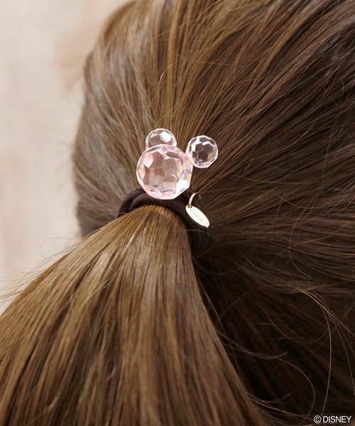 Disney（ディズニー）の「ミッキーマウス/プリズムヘアカフ（ヘアゴム・レディース・ピンク/クリア・FREE）」の3枚目の写真