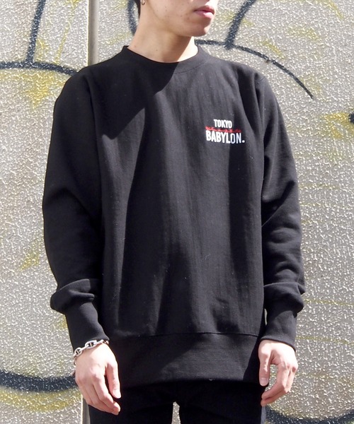 DEVILOCK（デビロック）の「DEVILOCK デビロック TOKYO BABYLON スウェット（スウェット・メンズ・ホワイト/ブラック・SMALL/MEDIUM/LARGE/X-LARGE/XX-LARGE）」の3枚目の写真