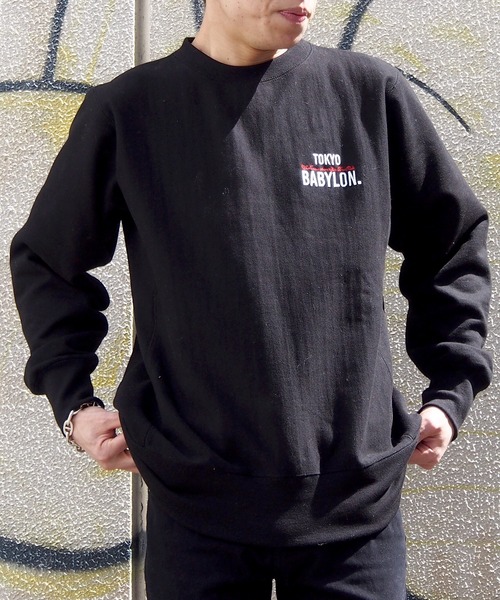 DEVILOCK（デビロック）の「DEVILOCK デビロック TOKYO BABYLON スウェット（スウェット・メンズ・ホワイト/ブラック・SMALL/MEDIUM/LARGE/X-LARGE/XX-LARGE）」の5枚目の写真