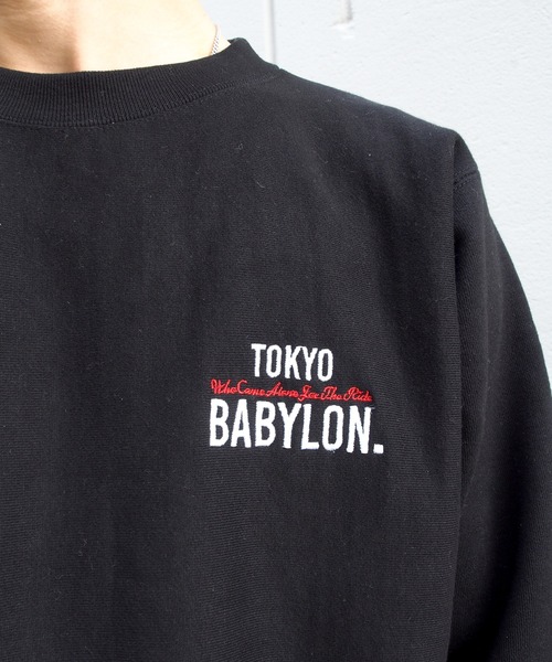 DEVILOCK（デビロック）の「DEVILOCK デビロック TOKYO BABYLON スウェット（スウェット・メンズ・ホワイト/ブラック・SMALL/MEDIUM/LARGE/X-LARGE/XX-LARGE）」の18枚目の写真