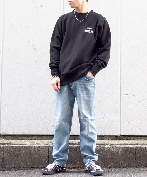 DEVILOCK（デビロック）の「DEVILOCK デビロック TOKYO BABYLON スウェット（スウェット・メンズ・ホワイト/ブラック・SMALL/MEDIUM/LARGE/X-LARGE/XX-LARGE）」の11枚目の写真