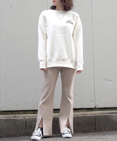 DEVILOCK（デビロック）の「DEVILOCK デビロック TOKYO BABYLON スウェット（スウェット・メンズ・ホワイト/ブラック・SMALL/MEDIUM/LARGE/X-LARGE/XX-LARGE）」の19枚目の写真