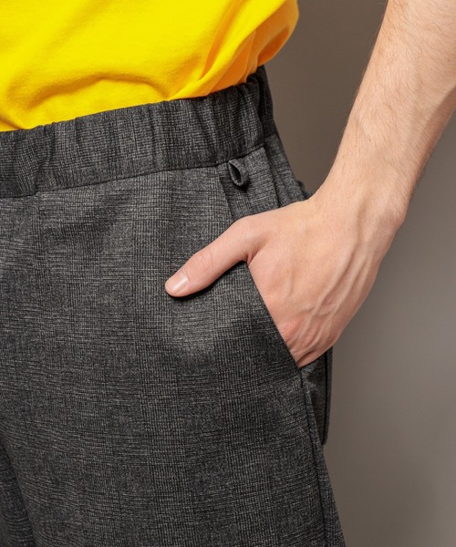 Curly（カーリー）の「【CURLY&Co./カーリー】ARDWICK EZ TROUSERS - GLENCHECK/グレンチェックイージートラウザーパンツ（その他パンツ・メンズ・ブラウン・1/2）」の13枚目の写真