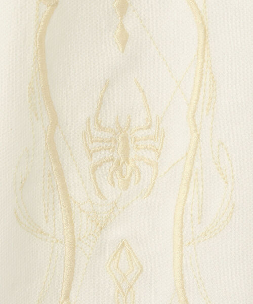 schott（ショット）の「Schott/ショット/PINST SPIDER EMB LINE POLO SHIRT/ピンストスパイダー ポロシャツ（ポロシャツ・メンズ・ホワイト/ブラック・LARGE/MEDIUM/X-LARGE）」の9枚目の写真