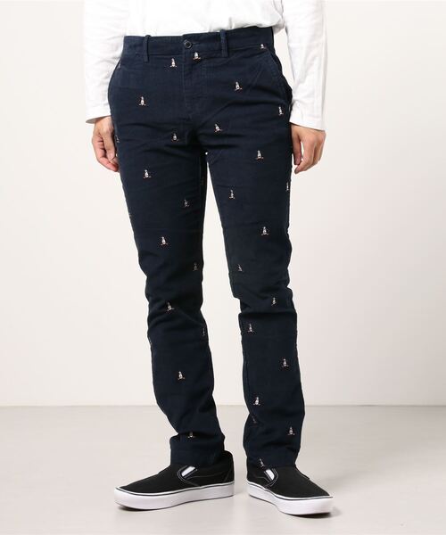 Original Penguin by Munsingwear（オリジナルペンギン バイ マンシングウェア）の「ペンギン バイ マンシングウェア コーデュロイパンツ メンズ ユニセックス ウェア スポーツウェア ゴルフ（その他パンツ・メンズ・ネイビー・32/30/31）」の5枚目の写真