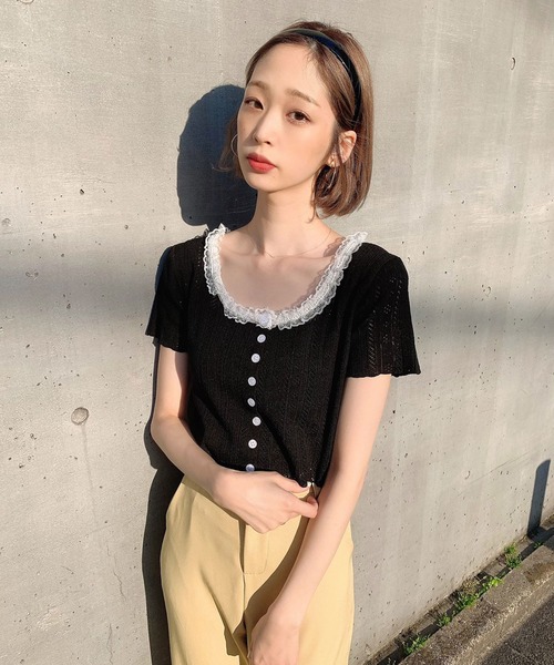 Voyage titty&Co.PETIT(ボヤージュティティアンドコープチ)の「【Voyage titty&Co.】ヘムスリットPT(その他パンツ・レディース・ベージュ/ブラック・SMALL/MEDIUM)」の19枚目の写真