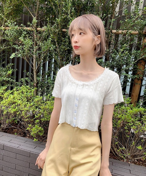 Voyage titty&Co.PETIT(ボヤージュティティアンドコープチ)の「【Voyage titty&Co.】ヘムスリットPT(その他パンツ・レディース・ベージュ/ブラック・SMALL/MEDIUM)」の9枚目の写真