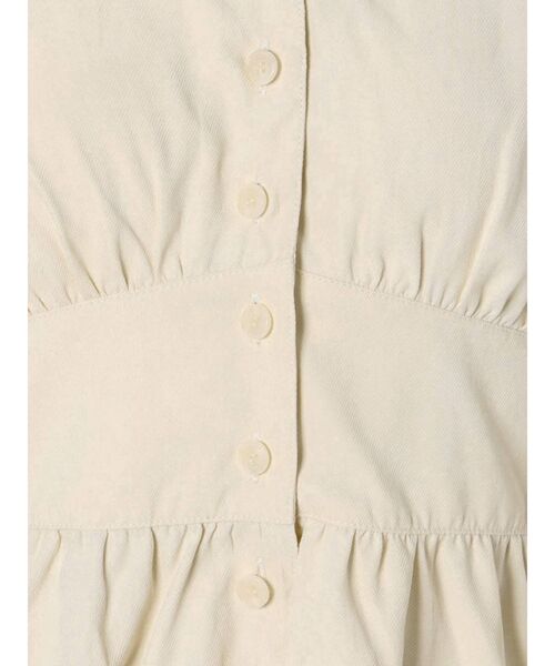 EMODA（エモダ）の「タックスリーブミニワンピース（ワンピース・レディース・ブラック/ベージュ/アイボリー・FREE）」の21枚目の写真