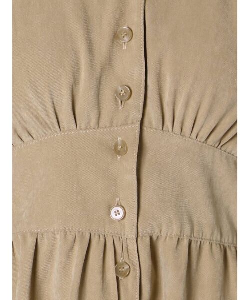 EMODA（エモダ）の「タックスリーブミニワンピース（ワンピース・レディース・ブラック/ベージュ/アイボリー・FREE）」の11枚目の写真