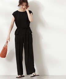 N.（N. Natural Beauty Basic） | 麻調セットアップ(ワンピース)