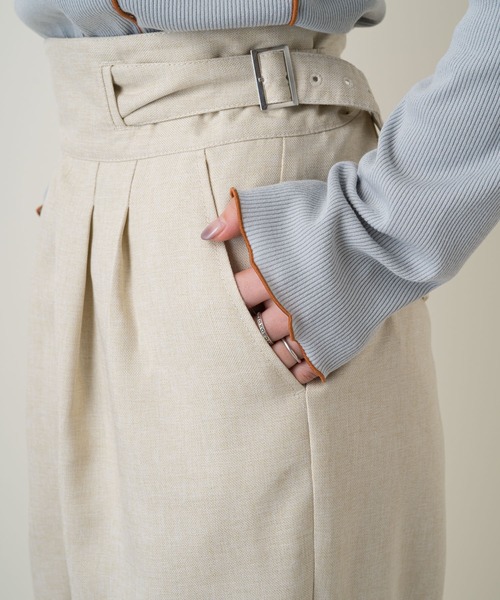 Kastane（カスタネ）の「【WHIMSIC】グルカパンツ（その他パンツ・レディース・アイボリー・1/2）」の10枚目の写真