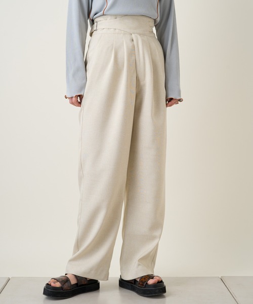 Kastane（カスタネ）の「【WHIMSIC】グルカパンツ（その他パンツ・レディース・アイボリー・1/2）」の11枚目の写真