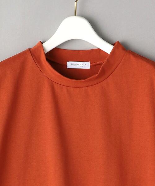 BEAUTY&YOUTH UNITED ARROWS（ビューティーアンドユースユナイテッドアローズ）の「BY コットンモックネックノースリーブカットソー（Tシャツ/カットソー・レディース・オレンジ系その他/ホワイト/ブラック・FREE）」の15枚目の写真