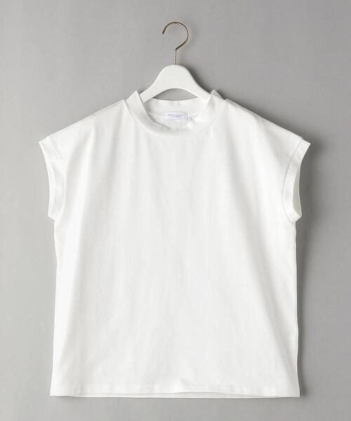BEAUTY&YOUTH UNITED ARROWS（ビューティーアンドユースユナイテッドアローズ）の「BY コットンモックネックノースリーブカットソー（Tシャツ/カットソー・レディース・オレンジ系その他/ホワイト/ブラック・FREE）」の19枚目の写真