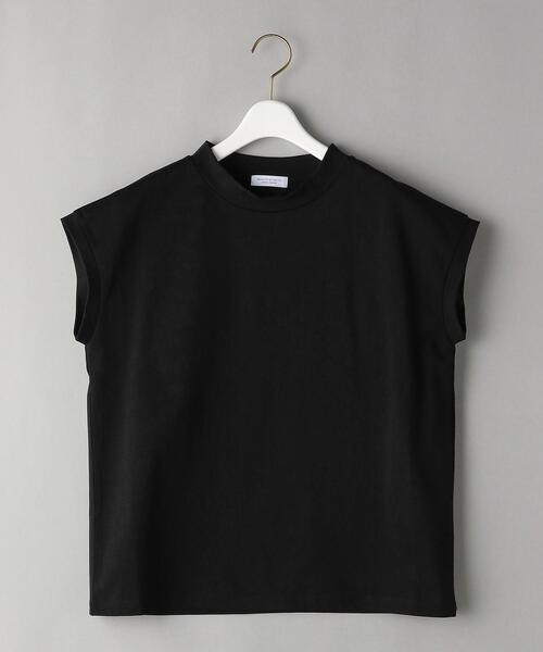 BEAUTY&YOUTH UNITED ARROWS（ビューティーアンドユースユナイテッドアローズ）の「BY コットンモックネックノースリーブカットソー（Tシャツ/カットソー・レディース・オレンジ系その他/ホワイト/ブラック・FREE）」の21枚目の写真