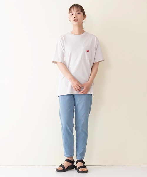 Dickies(ディッキーズ)の「【DICKIES/ディッキーズ】ワンポイントブランドロゴポケTシャツ(Tシャツ/カットソー・レディース・ホワイト/ライトグレー/ブラック/オレンジ/ライトグリーン/オフホワイト・LARGE/MEDIUM)」の20枚目の写真