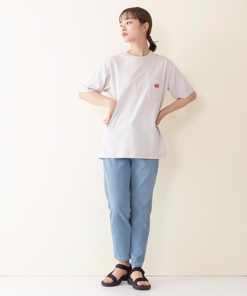 Dickies(ディッキーズ)の「【DICKIES/ディッキーズ】ワンポイントブランドロゴポケTシャツ(Tシャツ/カットソー・レディース・ホワイト/ライトグレー/ブラック/オレンジ/ライトグリーン/オフホワイト・LARGE/MEDIUM)」の21枚目の写真