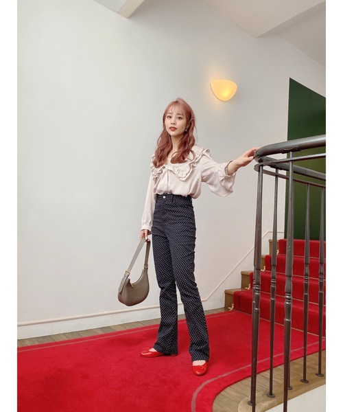 JUMELLE（ジュメロ）の「シッティブラウス（シャツ/ブラウス・レディース・グレー/ブラウン・FREE）」の11枚目の写真