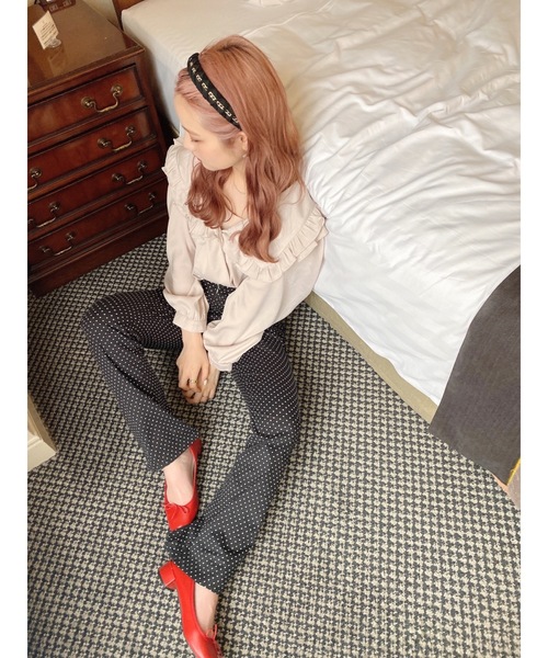 JUMELLE（ジュメロ）の「シッティブラウス（シャツ/ブラウス・レディース・グレー/ブラウン・FREE）」の14枚目の写真