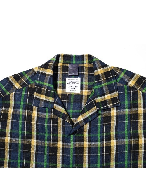 APPLEBUM（アップルバム）の「90's Linen Check S/S Oversize Shirt（シャツ/ブラウス・メンズ・グリーン系その他/ホワイト系その他・LARGE/X-LARGE/MEDIUM）」の16枚目の写真