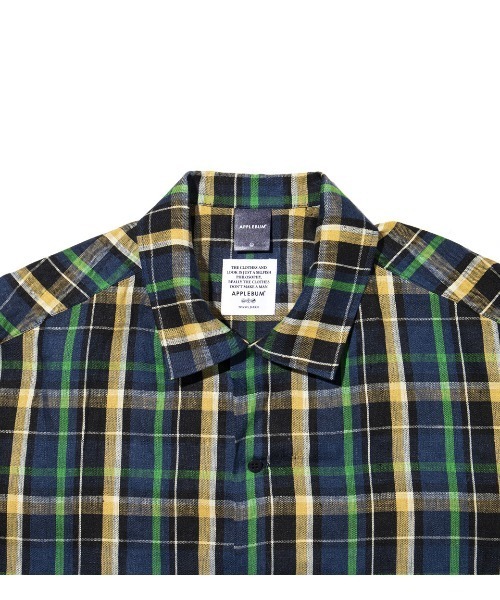 APPLEBUM（アップルバム）の「90's Linen Check S/S Oversize Shirt（シャツ/ブラウス・メンズ・グリーン系その他/ホワイト系その他・LARGE/X-LARGE/MEDIUM）」の18枚目の写真
