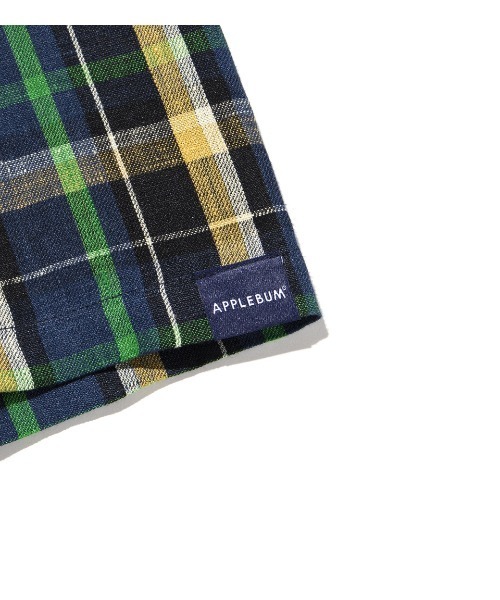 APPLEBUM（アップルバム）の「90's Linen Check S/S Oversize Shirt（シャツ/ブラウス・メンズ・グリーン系その他/ホワイト系その他・LARGE/X-LARGE/MEDIUM）」の10枚目の写真