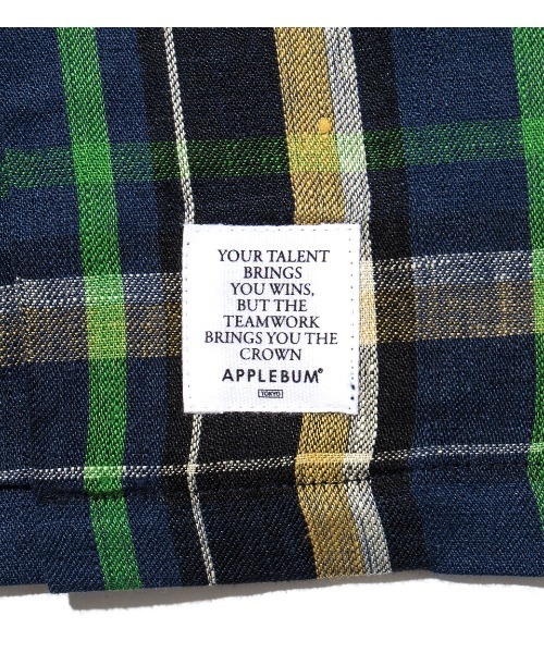 APPLEBUM（アップルバム）の「90's Linen Check S/S Oversize Shirt（シャツ/ブラウス・メンズ・グリーン系その他/ホワイト系その他・LARGE/X-LARGE/MEDIUM）」の14枚目の写真