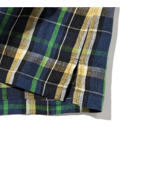 APPLEBUM（アップルバム）の「90's Linen Check S/S Oversize Shirt（シャツ/ブラウス・メンズ・グリーン系その他/ホワイト系その他・LARGE/X-LARGE/MEDIUM）」の12枚目の写真